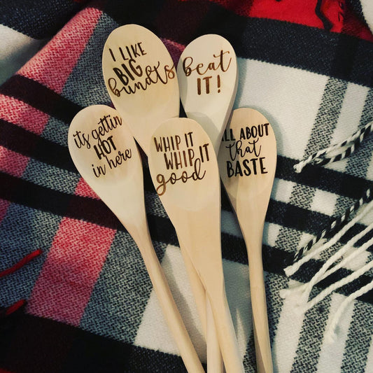 Punny Mixing Spoons